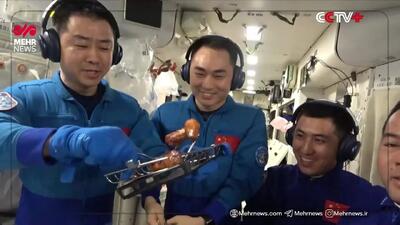  جوجه کباب در فضا! + فیلم