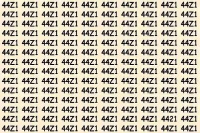  بازی فکری؛ اگه با هوشی عدد ۴۴۲۱ را از بین ۴۴Z1 ها پیدا کنید!