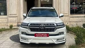  مزایده  تویوتا لندکروز  رنگ : سفید  مدل : 2012