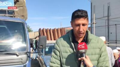  برپایی چادر عزا در زادگاه صابر کاظمی