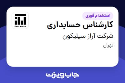  استخدام کارشناس حسابداری در شرکت آراز سیلیکون
