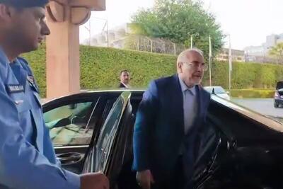  فیلم/ استقبال از قالیباف در اسلام‌آباد