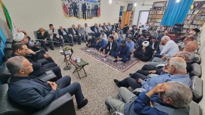  مراسم سوگواری شهادت حضرت فاطمه زهرا (س) در گناوه برگزار شد
