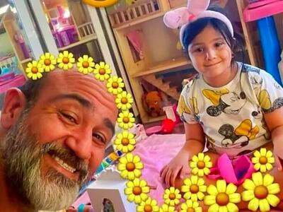  عکس خاص و جالب مهران غفوریان با دختر دوست‌داشتنی‌اش هانا