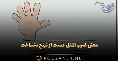  معنی ضرب المثل دست از ترنج نشناخت + قصه و انشا