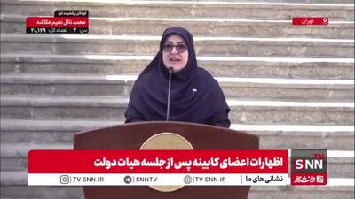  سخنگوی دولت: گزارش وزارت دفاع درخصوص جنگ تحمیلی ۱۲ روزه به دولت ارایه شد  / مصوبات هیئت دولت چه بود؟