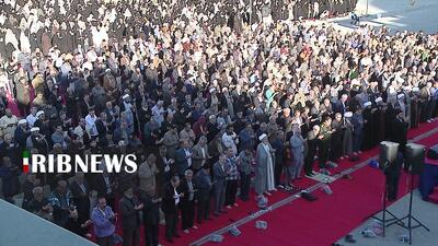  عکس: زنجانی‌ها با اقامه نماز باران، رحمت الهی طلب کردند