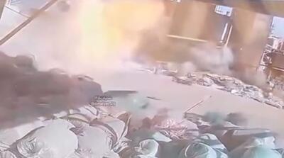  تصاویر انفجار مهیب پالایش نفت ایوانکی؛ زمین از جا برخاست!