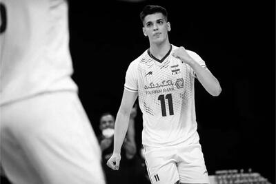  از صابر کاظمی در تیم ملی والیبال، یک عکس و بازوبند مشکی باقی ماند