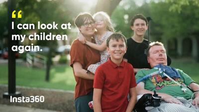  ایمپلنت نورالینک و دوربین Insta360 Link 2 به بیمار ALS بینایی دوم بخشیدند