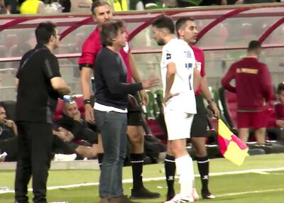  مصدومیت منیرالحدادی مقابل الوحدات