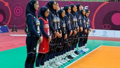  والیبال زیر ۱۶ سال آسیا؛ پیروزی دختران ایران برابر هند