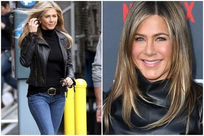  هر دو همسر سابق جنیفر آنیتسون به تولدش آمدند!