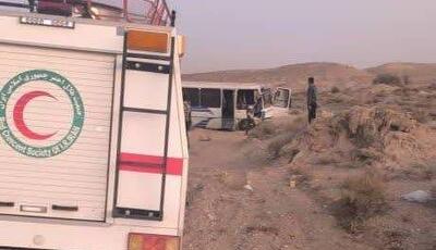 واژگونی مینی‌بوس در جاده نی‌ریز به سیرجان با 3 مصدوم