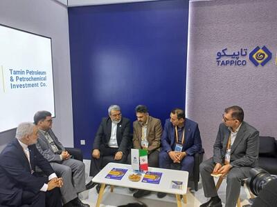  حضور قائم مقام وزیر صمت و سفیر ایران در چین در غرفه تاپیکو