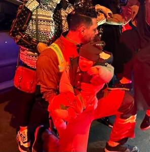  نجات یک کودک دو ساله در آتش‌سوزی ساختمان اداری