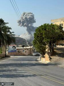  نخستین تصاویر از حملات سنگین اسرائیل به لبنان