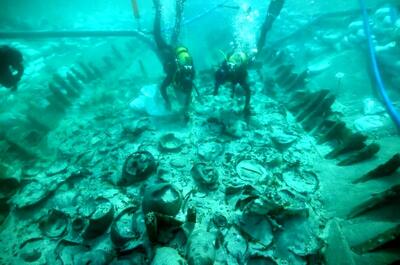  پیدا شدن کشتی ۱۷۰۰ ساله رومی در دریا