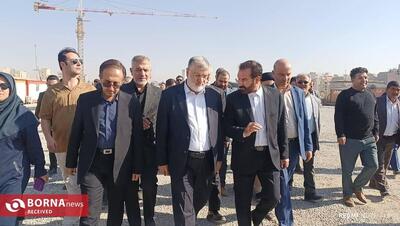   بازدید استاندار تهران از پروژه احداث بیمارستان ۳۵۰ تخت‌خوابی شهرستان بهارستان 