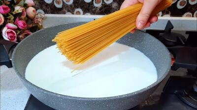 طرز تهیه متفاوت ماکارونی با شیر خاص و با طعمی دل پذیر
