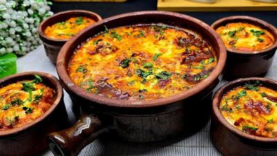  خوراک قابلمه سفالی اقتصادی و خوشمزه؛ غذایی ارزان ولی مجلسی