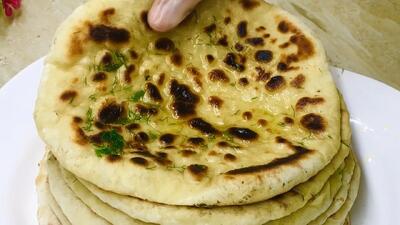  دستور پخت نان خانگی نرم و پفکی در ماهیتابه !