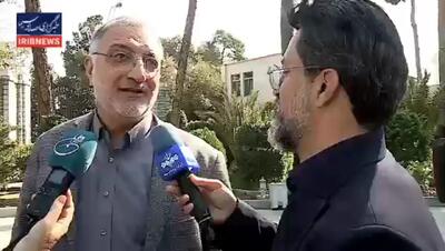  وعده زاکانی پشت ترافیک ماند + فیلم