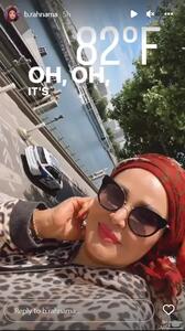  عکس/ استایل پلنگی بهاره رهنما در قلب پاریس! | اقتصاد24