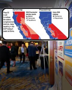  تغییر بزرگ در کالیفورنیا؛  با تغییر حوزه‌بندی دموکرات‌ها جانشین جمهوری‌خواهان می‌شوند