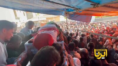  تشییع والیبالیست فقید تیم ملی از خانه پدری در روستای قانقرمه آق‌قلا گلستان + فیلم