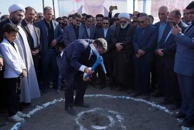  کلنگ‌ احداث کشتارگاه صنعتی دام در میاندوآب زمین زده شد