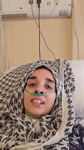  قدرت تکلم دختر دانشمند شهید برگشت + فیلم