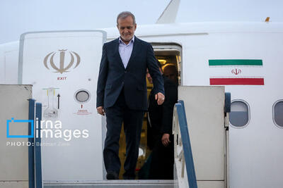  رییس جمهور وارد سنندج شد