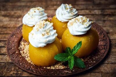  آموزش شیرینی پزی / طرز تهیه دسر توفاحیجه دستوری از شرق اروپا با طعم سیب و گردو