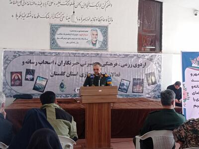  فرمانده سپاه نینوا گلستان: رسانه باید محل گفت‌وگوی مردم و پرچم‌دار امید باشد