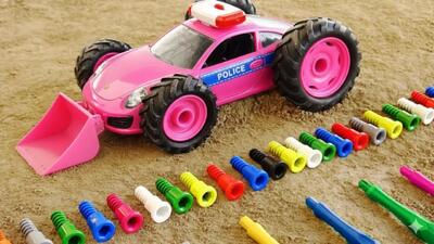  ماشین اسباب بازی کودکانه :: کارتون ماشین بازی :: ماشین های رنگی :: ماشین کودکانه