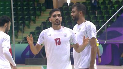  گل دوم تیم ملی فوتسال ایران به افغانستان