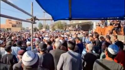  حال و هوای منزل پدری صابر کاظمی، در مراسم درگذشت او
