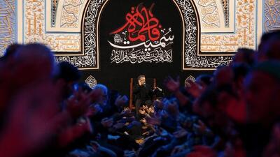  ببینید| مداحی حماسی کریمی برای صدیقه طاهره در حرم امام رضا(ع)
