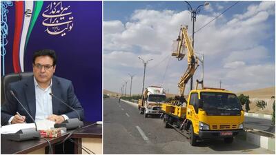  احداث ۵ کیلومتر روشنایی طولی در کمربندی جنوبی  الیگودرز