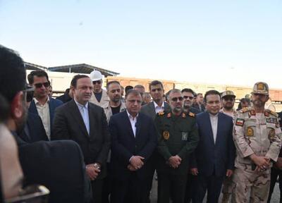  بازدید دبیرشورای عالی مناطق آزادکشور ازپروژه پایانه صادراتی اینچه‌برون