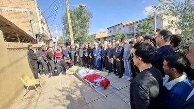  بدرقه صابر کاظمی به خانه ابدی/ فیلم و عکس