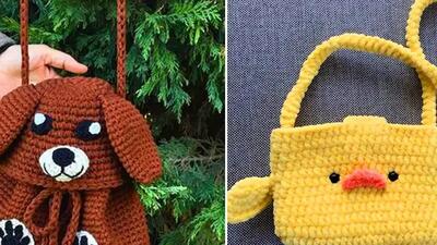  مدل‌ های جدید کیف بافتنی حیوانات؛ شیک و خاص برای همه