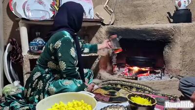  طرز تهیه خاص و متفاوت ساندویچ مرغ و قارچ توسط زوج خلاق روستایی + فیلم