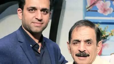  عکس/ آقا رشید معروف در کنار همسر و فرزندان و نوه‌ی بانمکش/ جفت پسراشون مثل مادرشون قد بلند و رشیدن