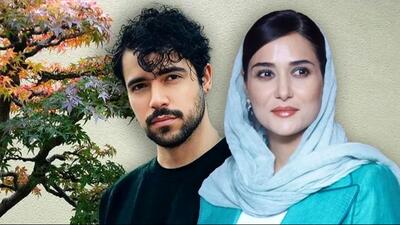  استایل پریناز ایزدیار و شروین حاجی پور در پشت صحنه یک فیلم سینمایی در جنگل دو هزار تنکابن