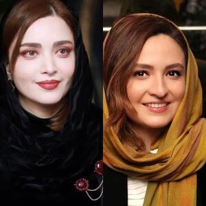  عکس دونفره بهنوش طباطبایی و گلاره عباسی در پشت صحنه صدا‌گذاری شب‌های روشن + عکس جدید - سلام نو