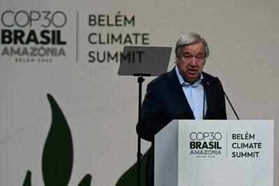  گوترش: جهان در مهار گرمایش زمین به سطح ۱.۵ درجه شکست خورده است