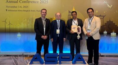  درخشش شرکت پایا صنعت سَما با کسب جوایز ASPA Awards 2025 تایلند