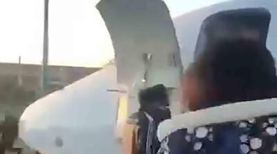  سقوط هواپیمای مسافربری در خیابان‌ غرب تهران؟!